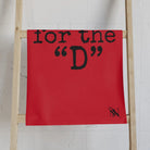 Thanks for the ’D’ Red | Mix & Match Classic Fun-Flirty Lovers’ Towels