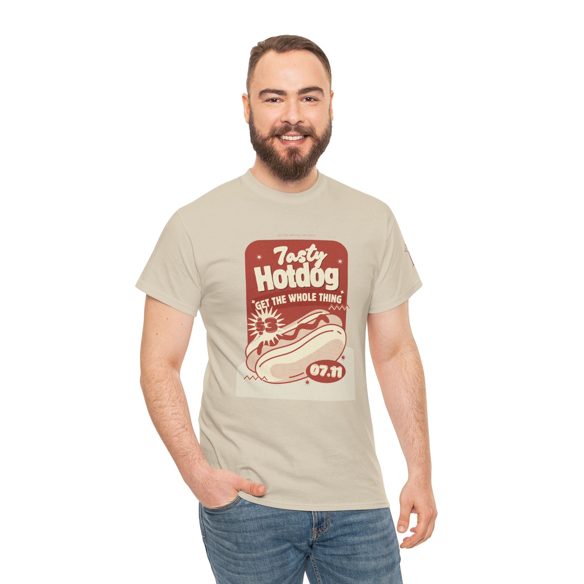 Tasty Hotdog | Mix & Match Cotton Unisex Fun-Flirty Lovers’ T-Shirts