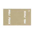 Mr. Mrs. Fuck Shareable Sides Gold | Mix & Match Classic Fun-Flirty Lovers’ Towels