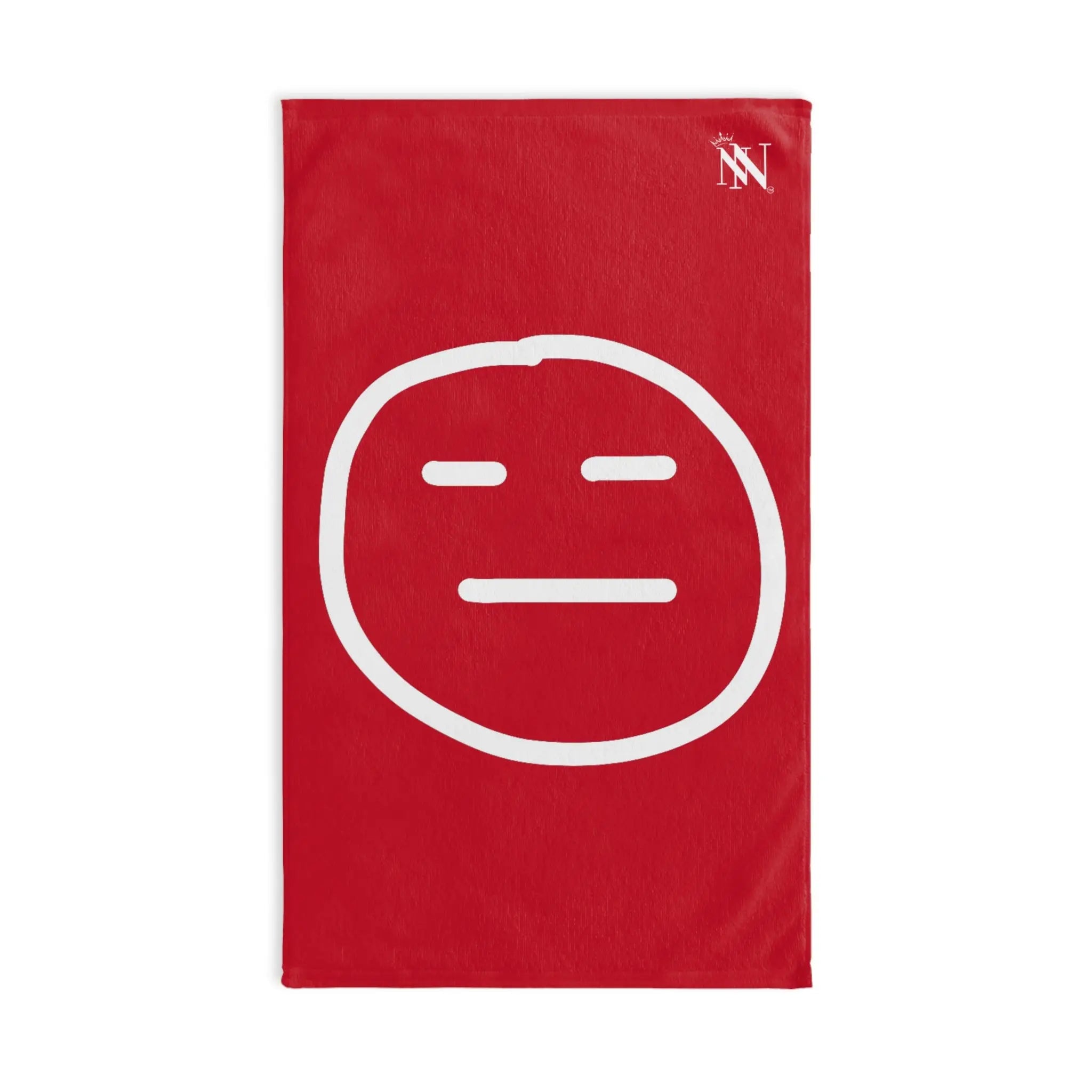 Mehr Emoji Red Cum Towel