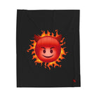 Red Hot Naughty Devil Emoji | Mix & Match Soft Fun-Flirty Lovers’ Blankets