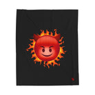 Red Hot Naughty Devil Emoji | Mix & Match Soft Fun-Flirty Lovers’ Blankets