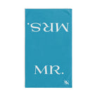 Mr Mrs Shareable Turquoise | Mix & Match Classic Fun-Flirty Lovers’ Towels