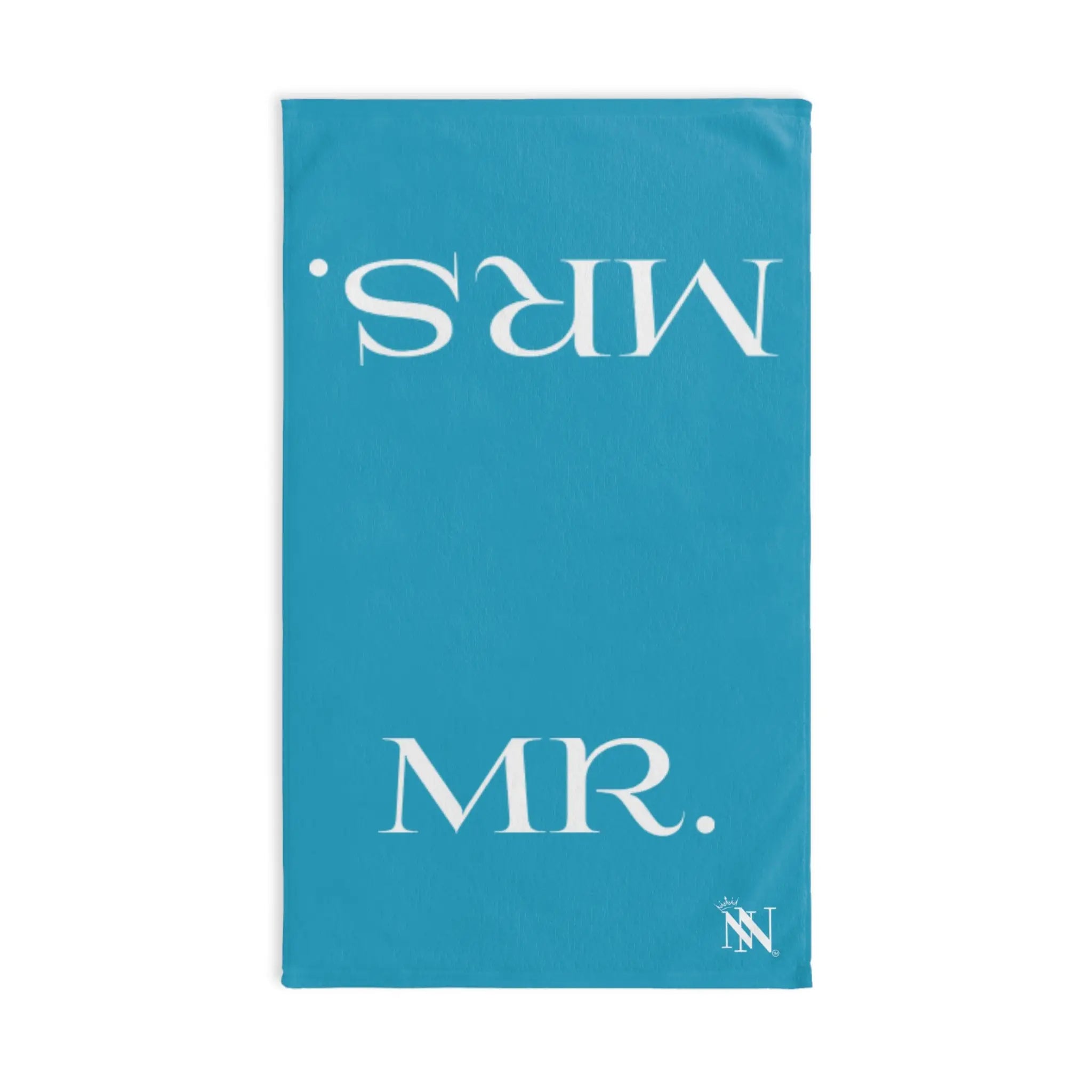 Mr Mrs Shareable Turquoise | Mix & Match Classic Fun-Flirty Lovers’ Towels