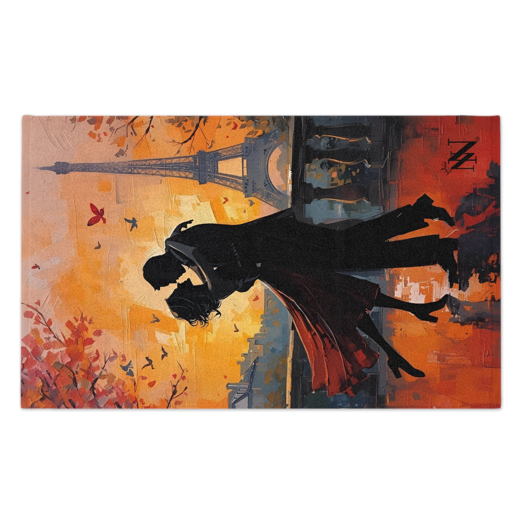 Sweep Me off My Feet Graphic | Mix & Match Soft Fun-Flirty Lovers’ Towels