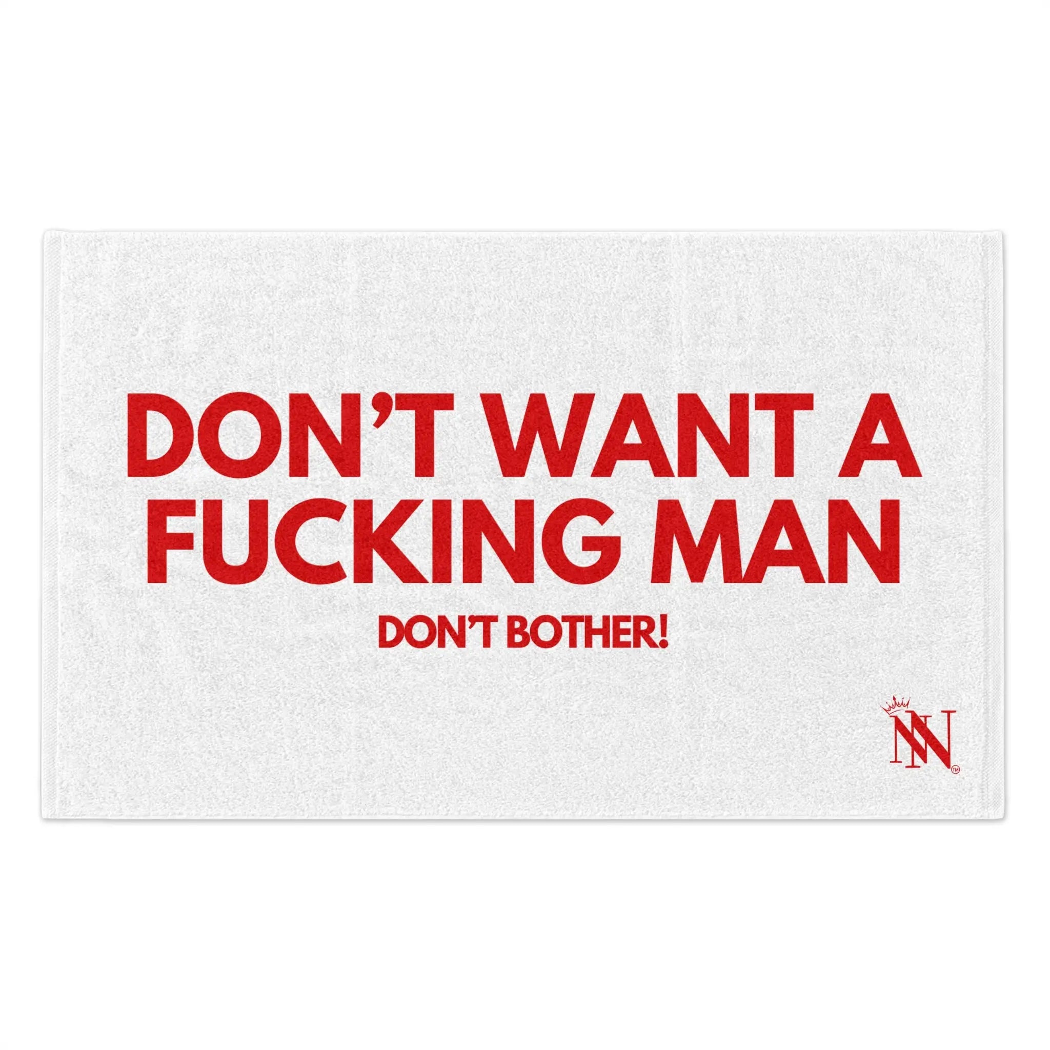 Don’t Want a Fucking Man | Mix & Match Soft Fun-Flirty Lovers’ Towels