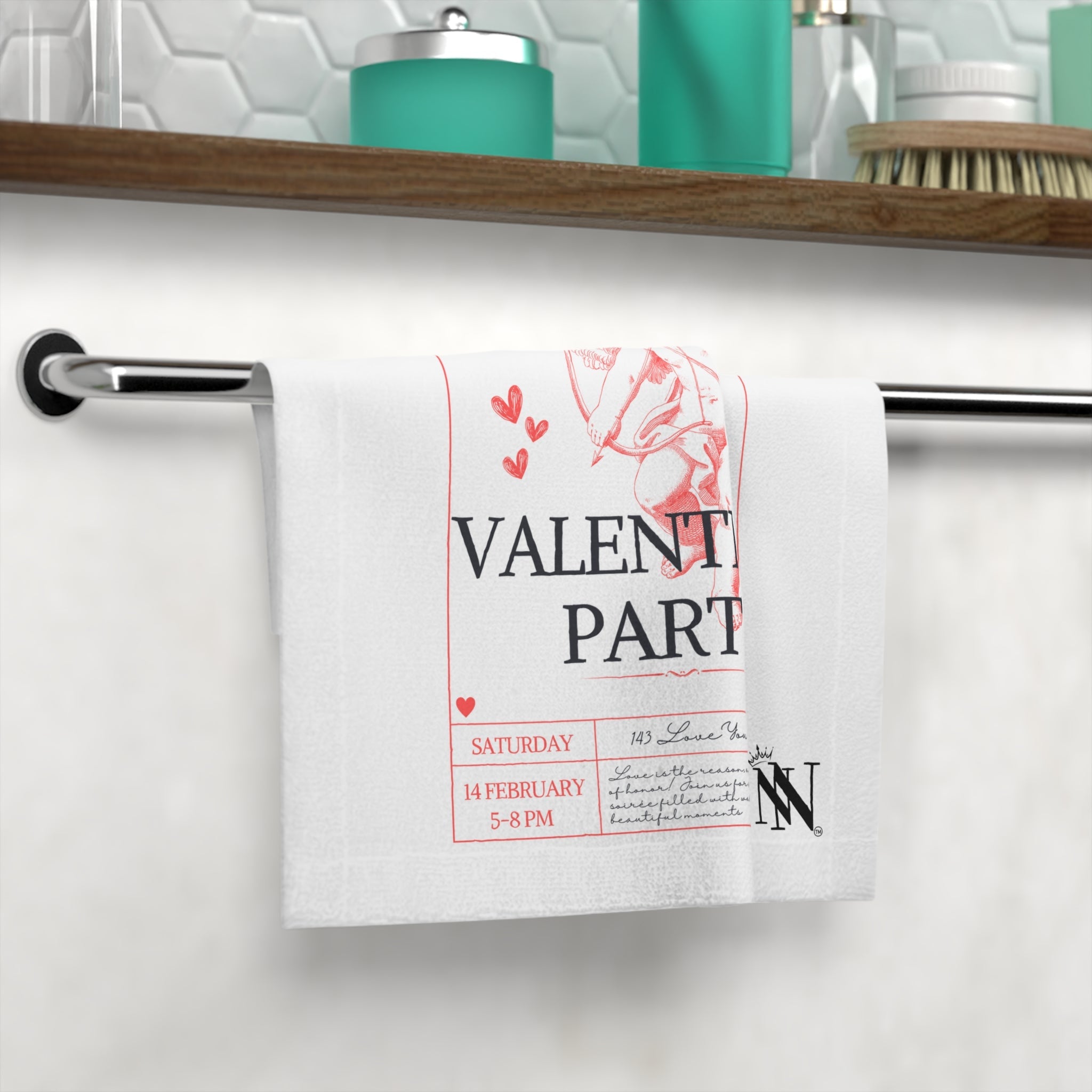 Valentine’s Party | Mix & Match Lils’ Fun-Flirty Lovers’ Towels