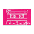 Old School Cassette Tape Signature Pink | Mix & Match Original Fun-Flirty Lovers’ Towels