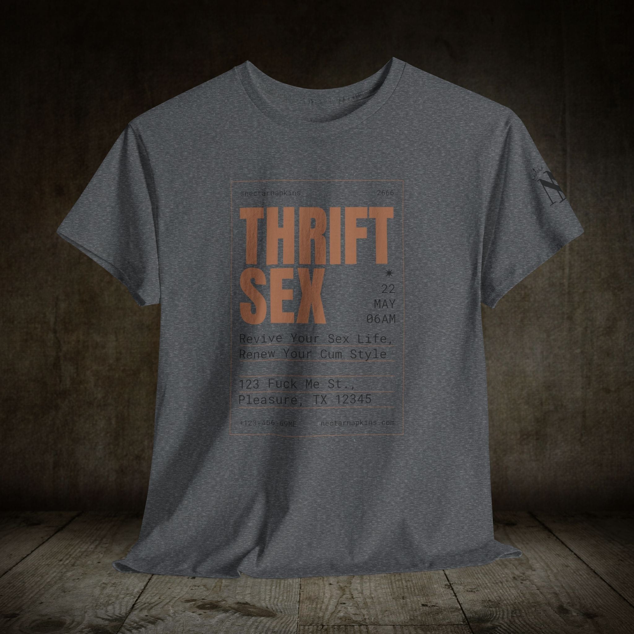 Thrift Sex | Mix & Match 100% Cotton Unisex Fun-Flirty Lovers’ Tees