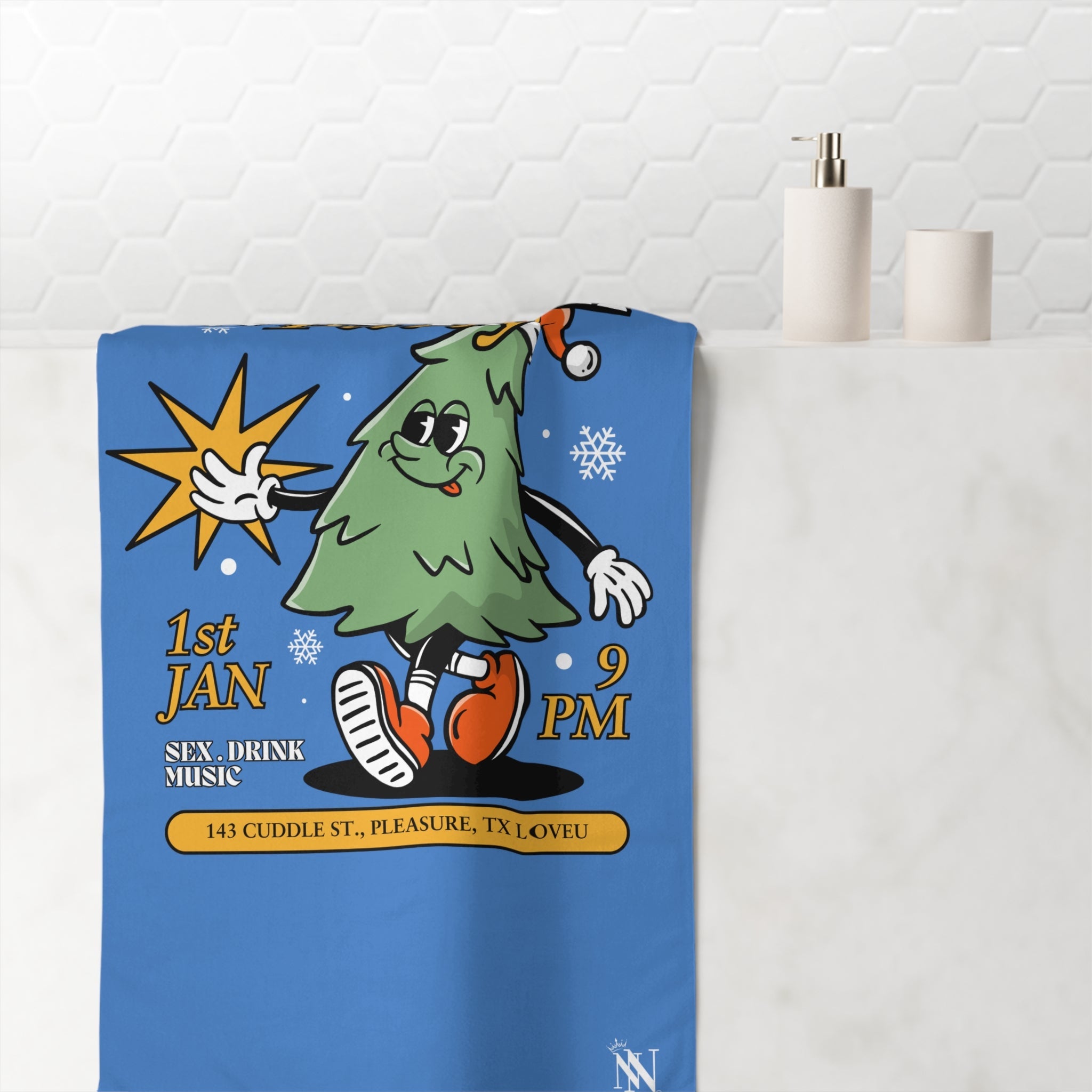 Winter Party | Mix & Match XL Fun-Flirty Lovers’ Towels