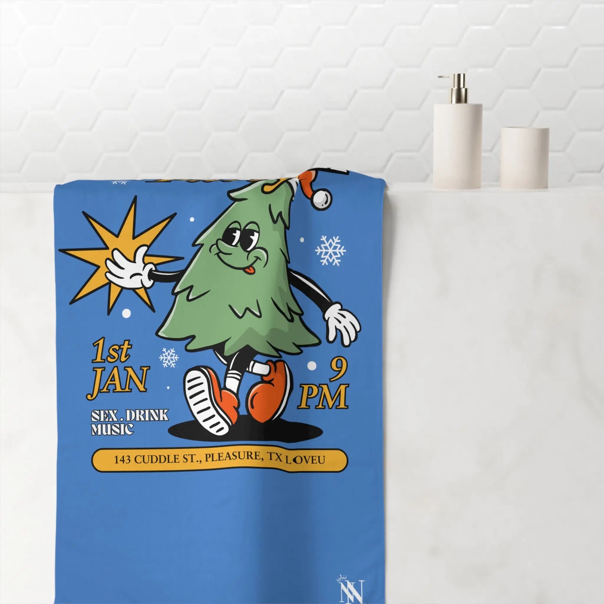 Winter Party | Mix & Match XL Fun-Flirty Lovers’ Towels