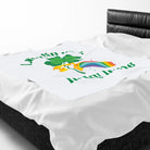 Lucky in Bed Lucky in Life St. Patrick’s Day | Mix & Match Soft Fun-Flirty Lovers’ Blankets