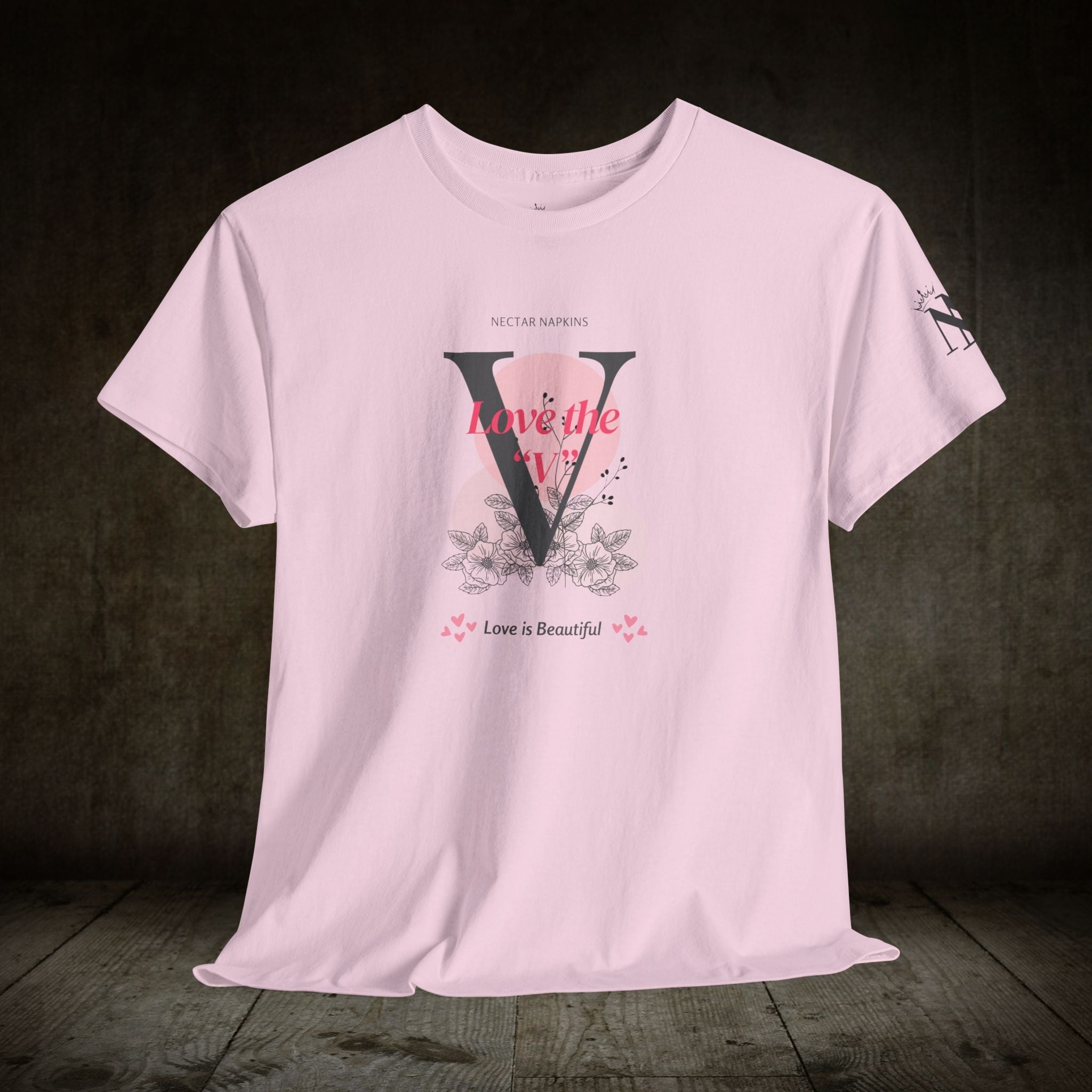 Love the ’V’ Mix Match Adult Graphic T-Shirt Tees | Live Bold