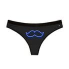 His Mustache Neon Sex Gifts Humor Naughty Women’s Thong