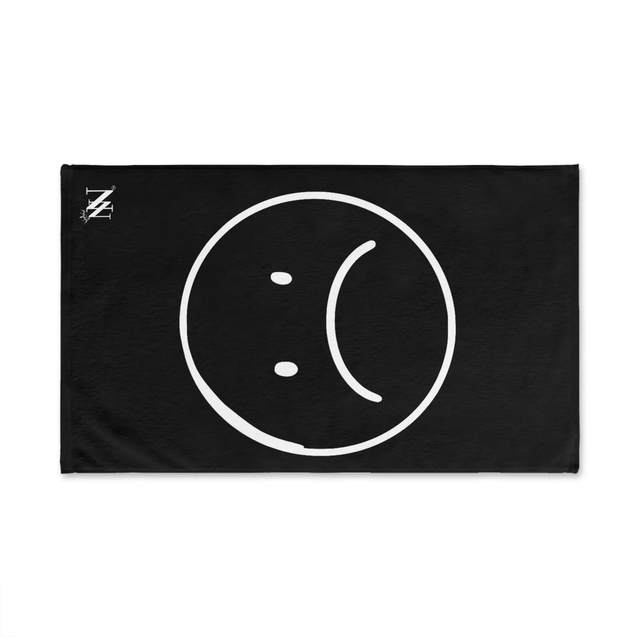 Sad Emoji Black Cum Towel