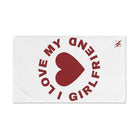 I Love My Girlfriend Heart | Mix & Match Classic Fun-Flirty Lovers’ Towels