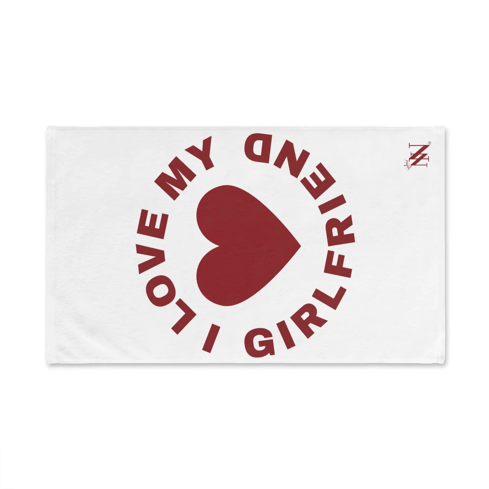 I Love My Girlfriend Heart | Mix & Match Classic Fun-Flirty Lovers’ Towels
