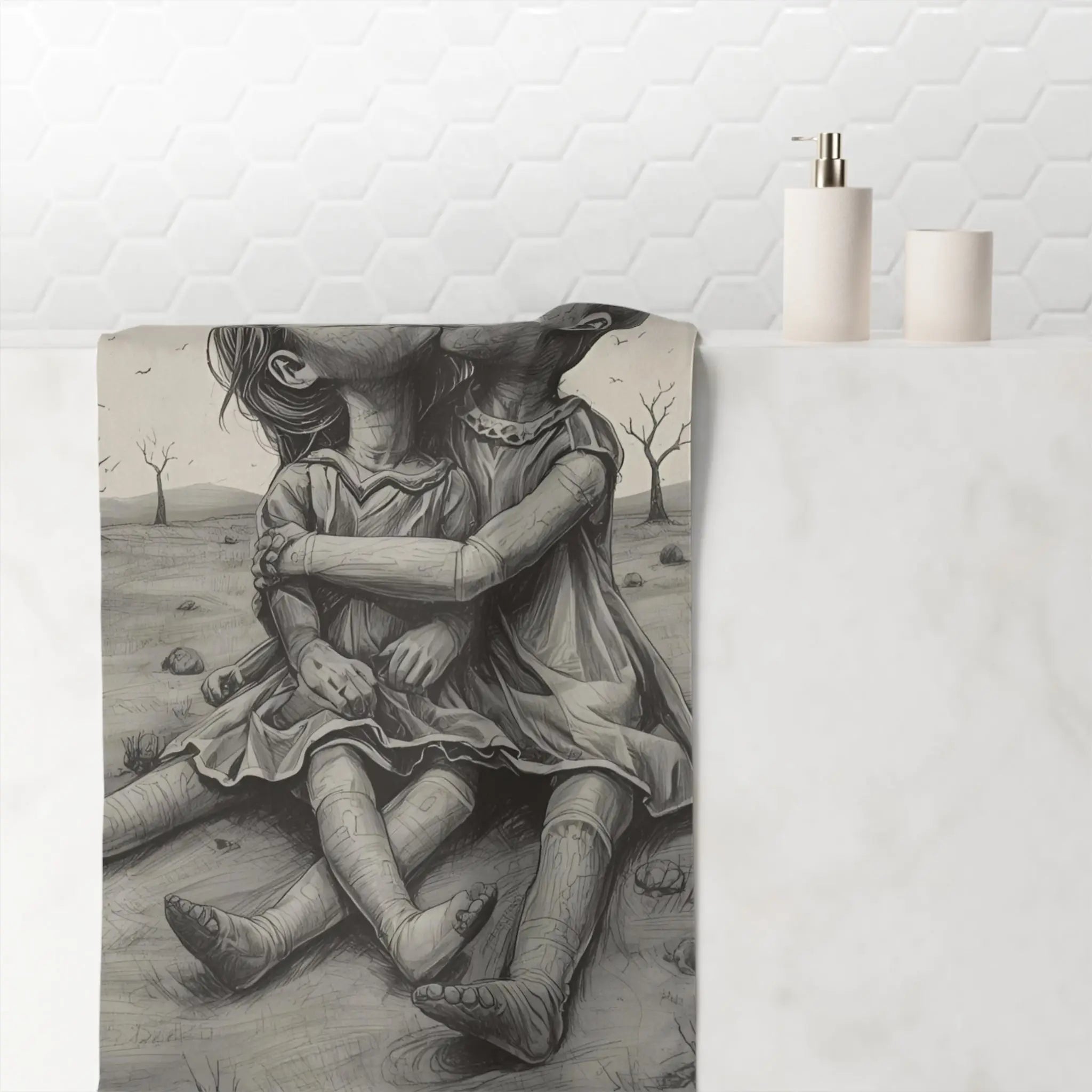 Desolate Love | Mix & Match XL Fun-Flirty Lovers’ Towels