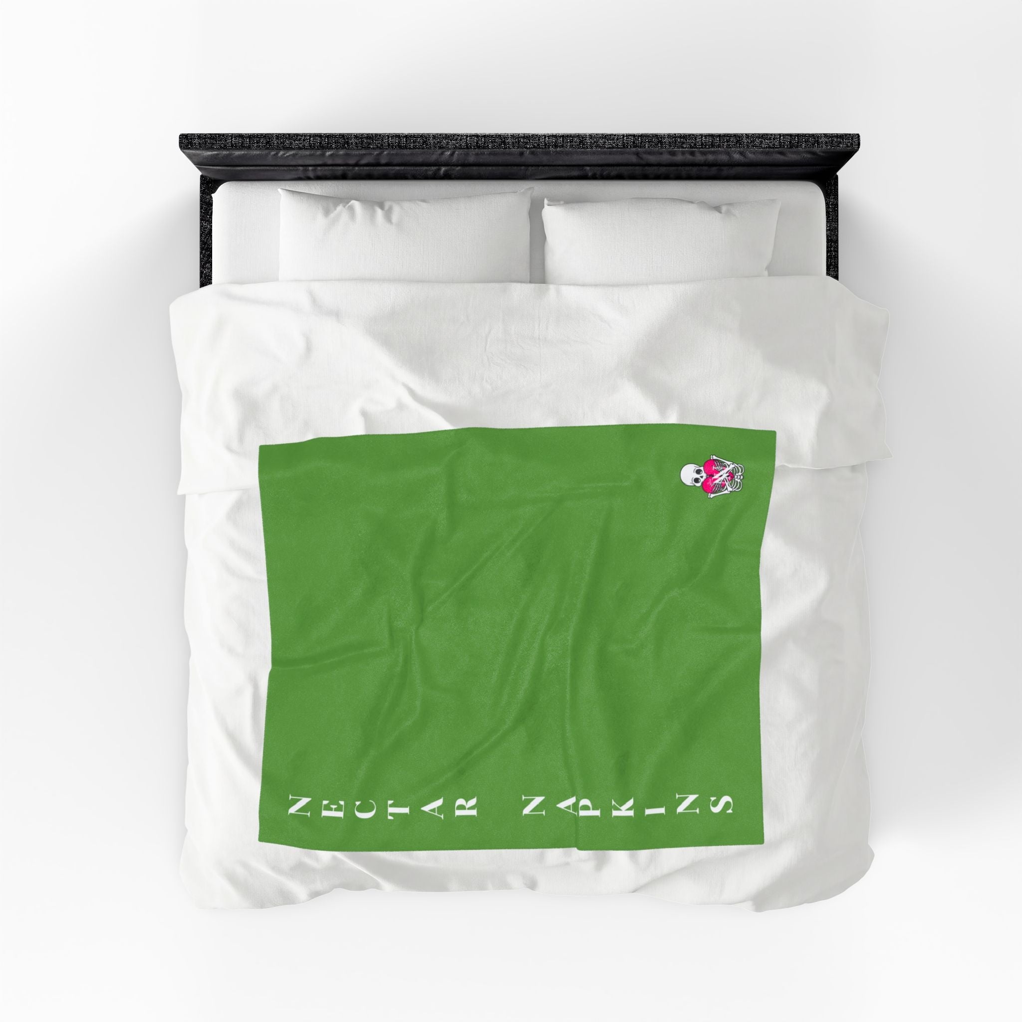 Nectar Napkins Brand Lime Green Love Blanket