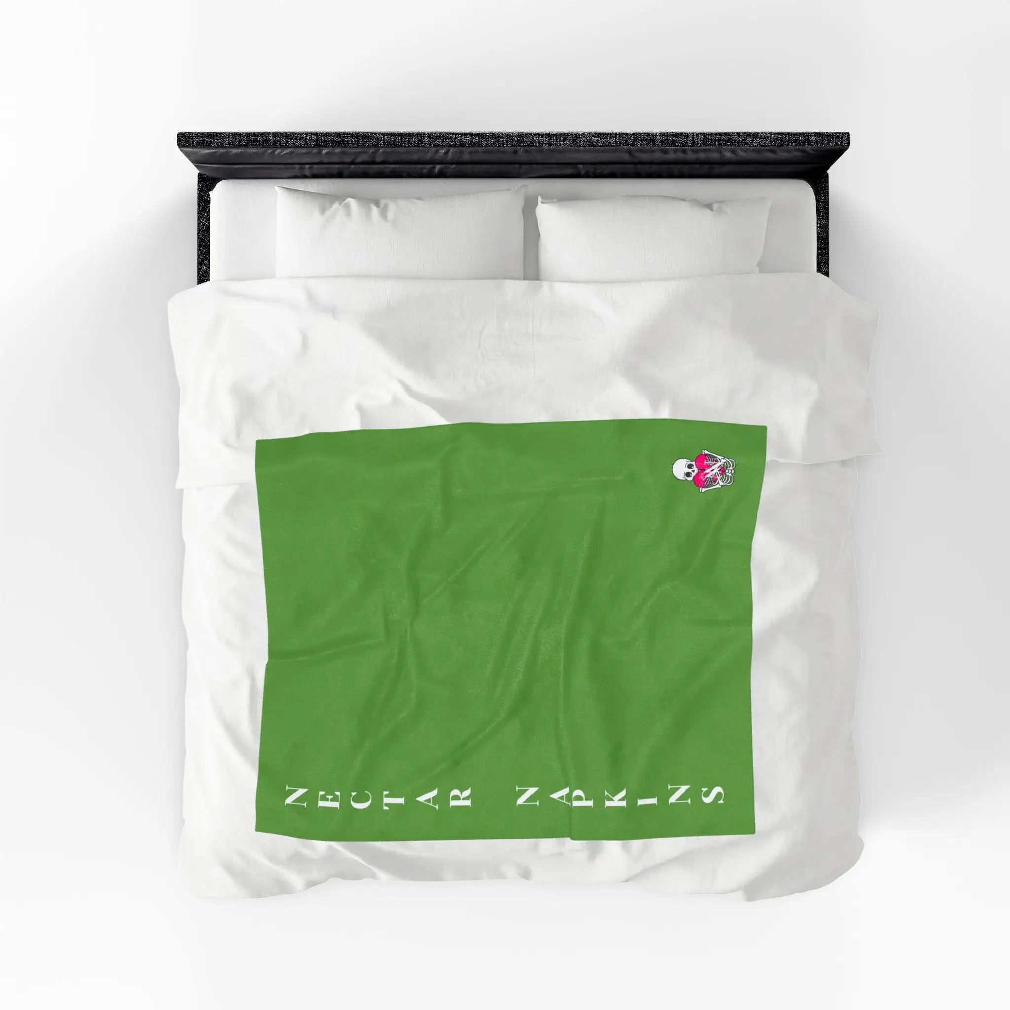 Nectar Napkins Brand Lime Green Love Blanket