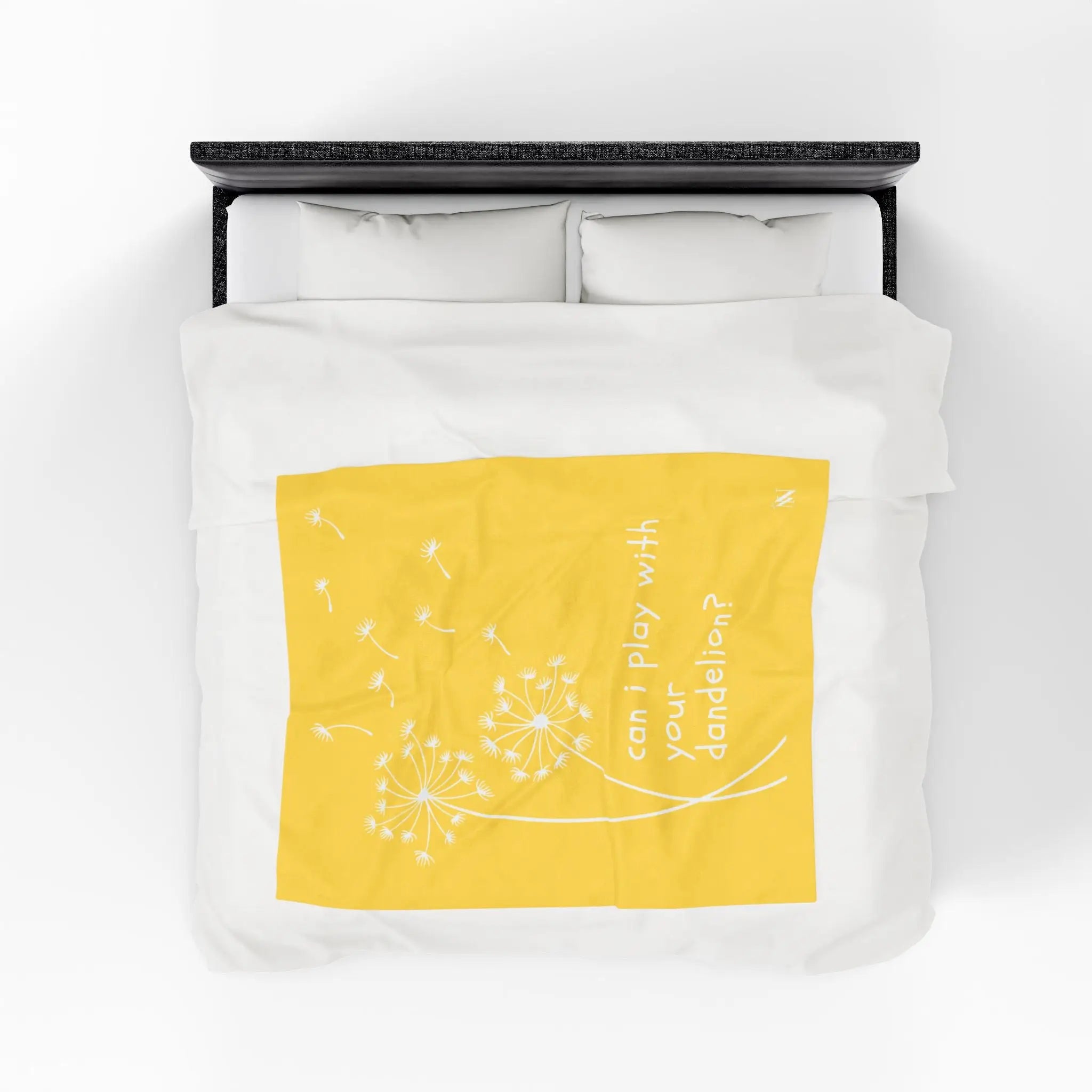 Can I Play With Your Dandelion? | Mix & Match Velveteen Fun-Flirty Lovers’ Blankets