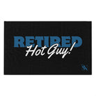 Retired Hot Guy! Black Mix & Match Soft Sex Towels | Flirty Lovers’ Gifts