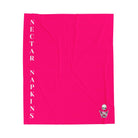 Nectar Napkins Brand Signature Pink | Nectar Napkins Fun-Flirty Lovers’ Blankets