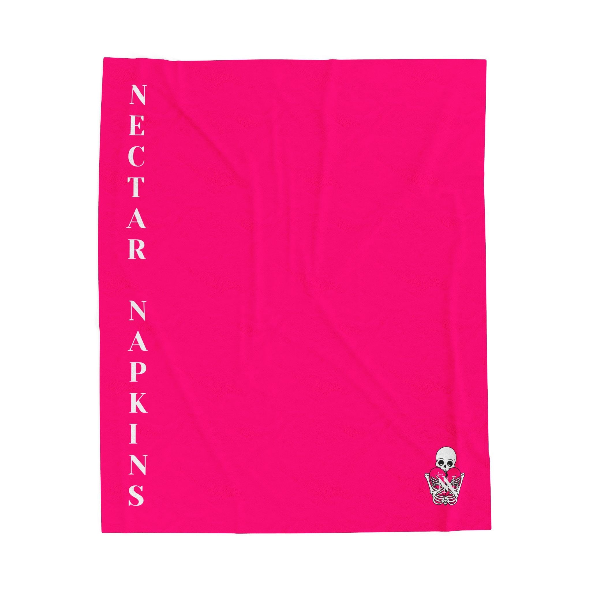 Nectar Napkins Brand Signature Pink | Nectar Napkins Fun-Flirty Lovers’ Blankets