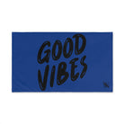 Good Vibes Bubble Print Blue | Mix & Match Classic Fun-Flirty Lovers’ Towels
