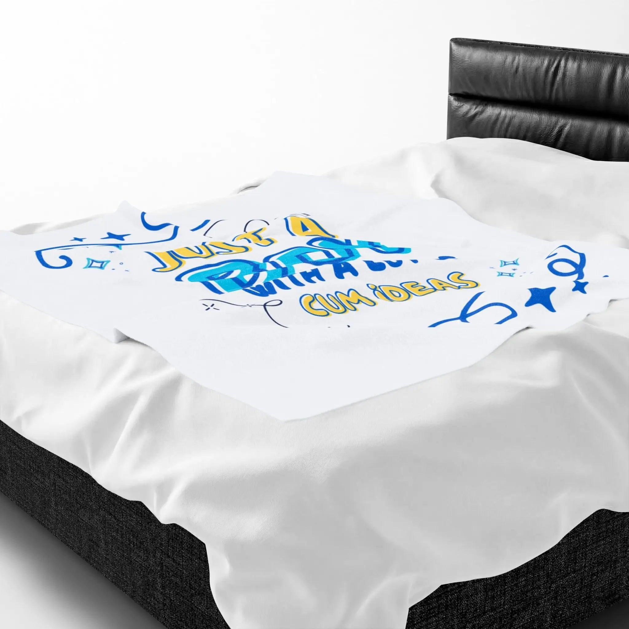 Just a Boy Cum Ideas Blanket