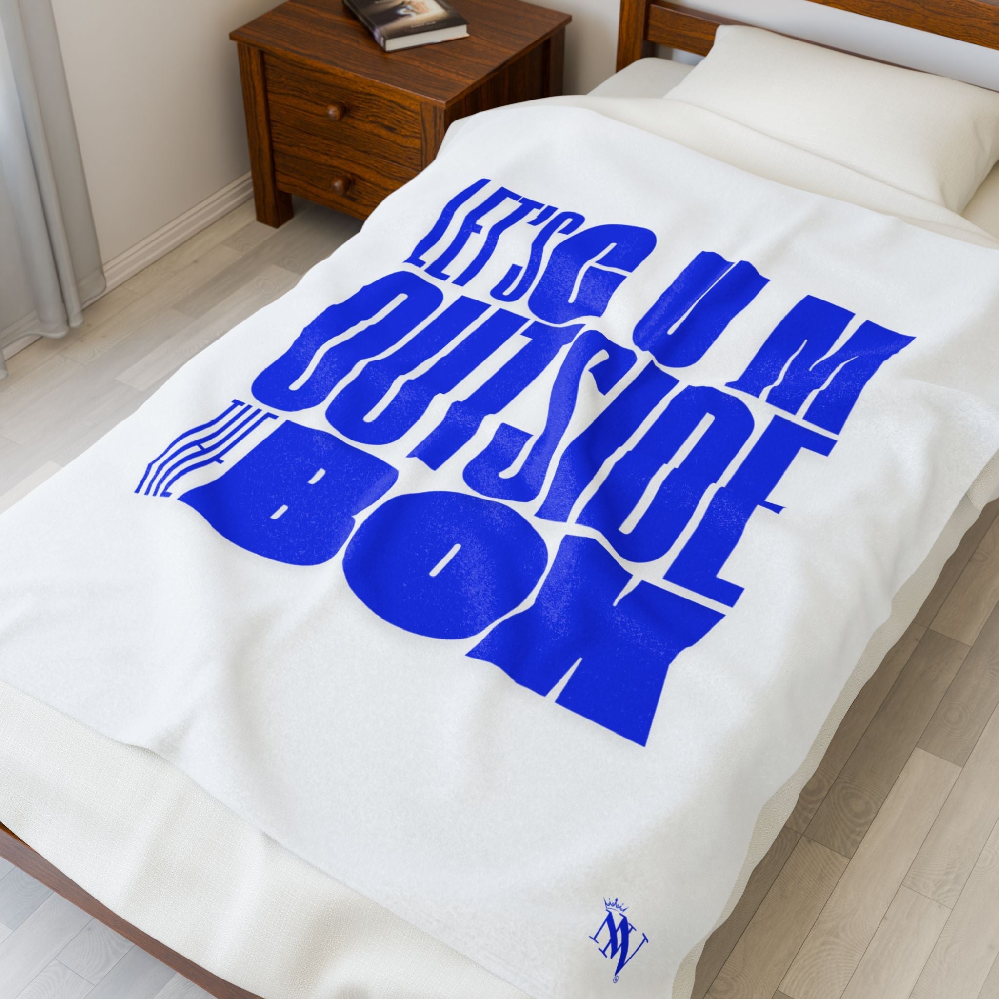 Cum Outside the Box | Mix & Match Fun-Flirty Lovers’ Blankets