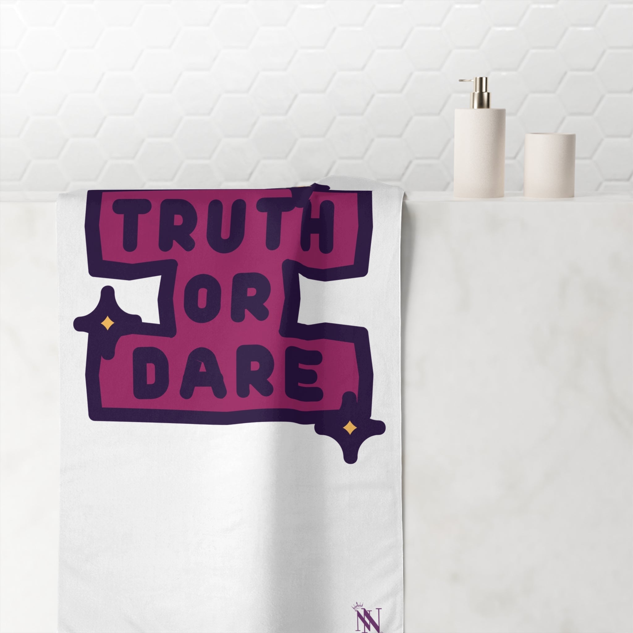 Truth or Dare | Mix & Match Naughty XL Fun-Flirty Lovers’ Towels