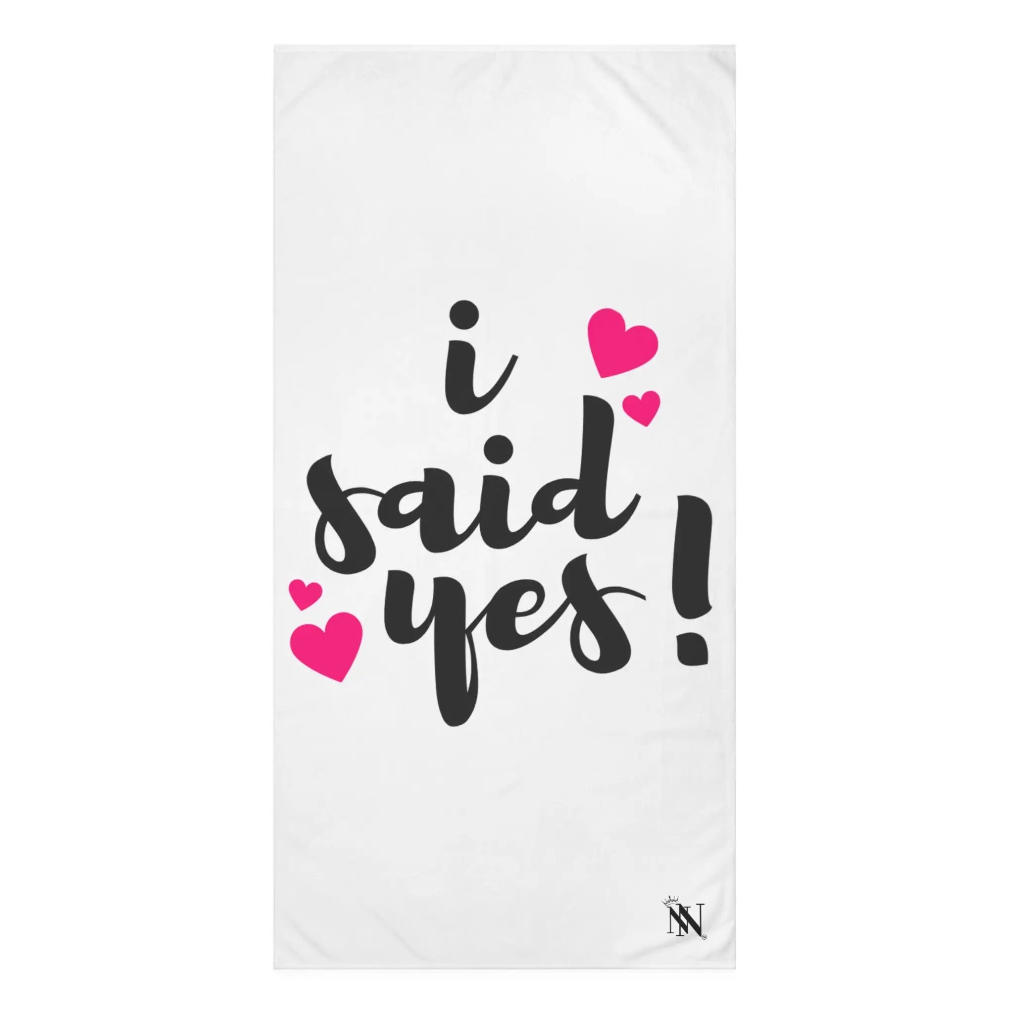 I Said Yes! | Mix & Match XL Fun-Flirty Lovers’ Towels