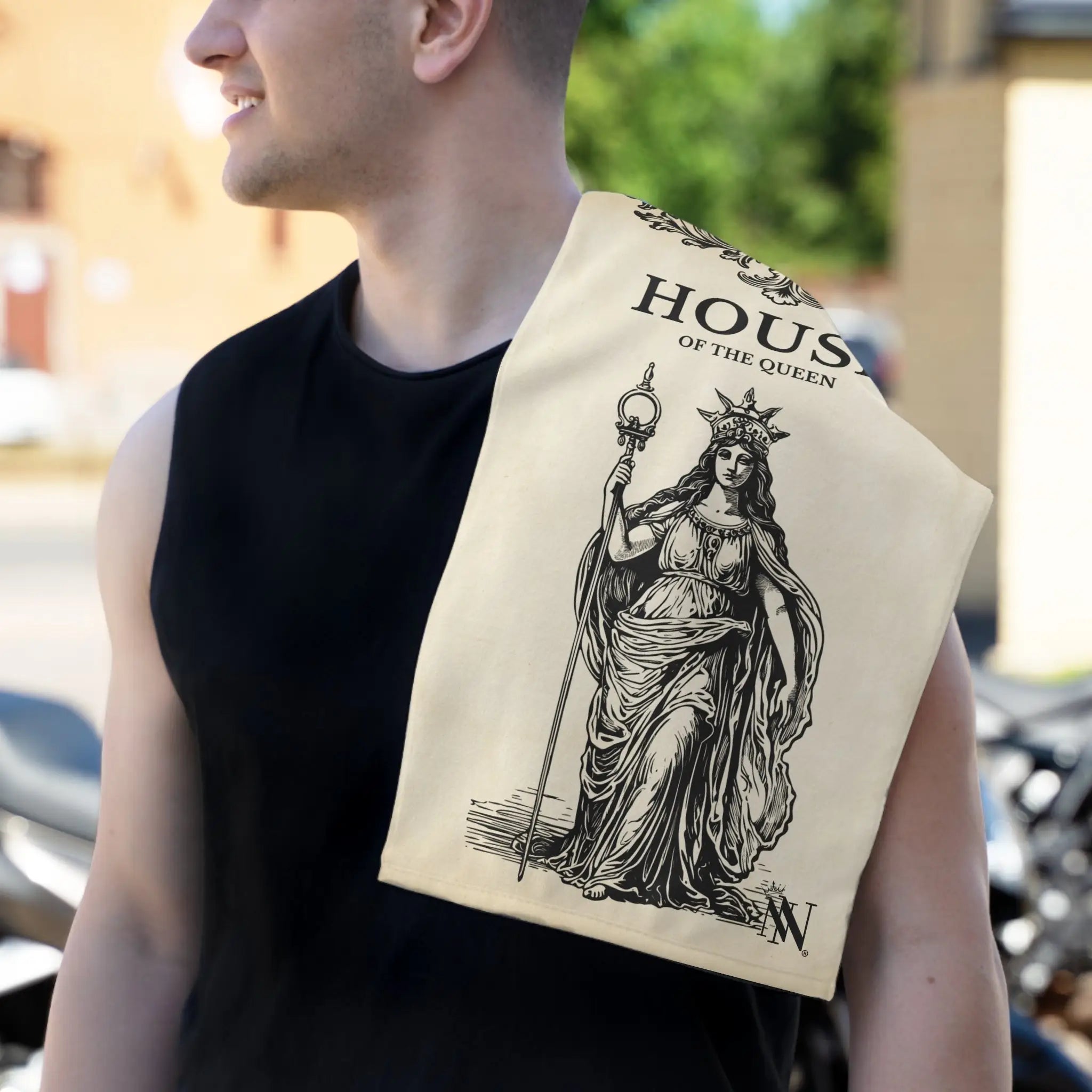House of the Queen Vintage Sex Towel