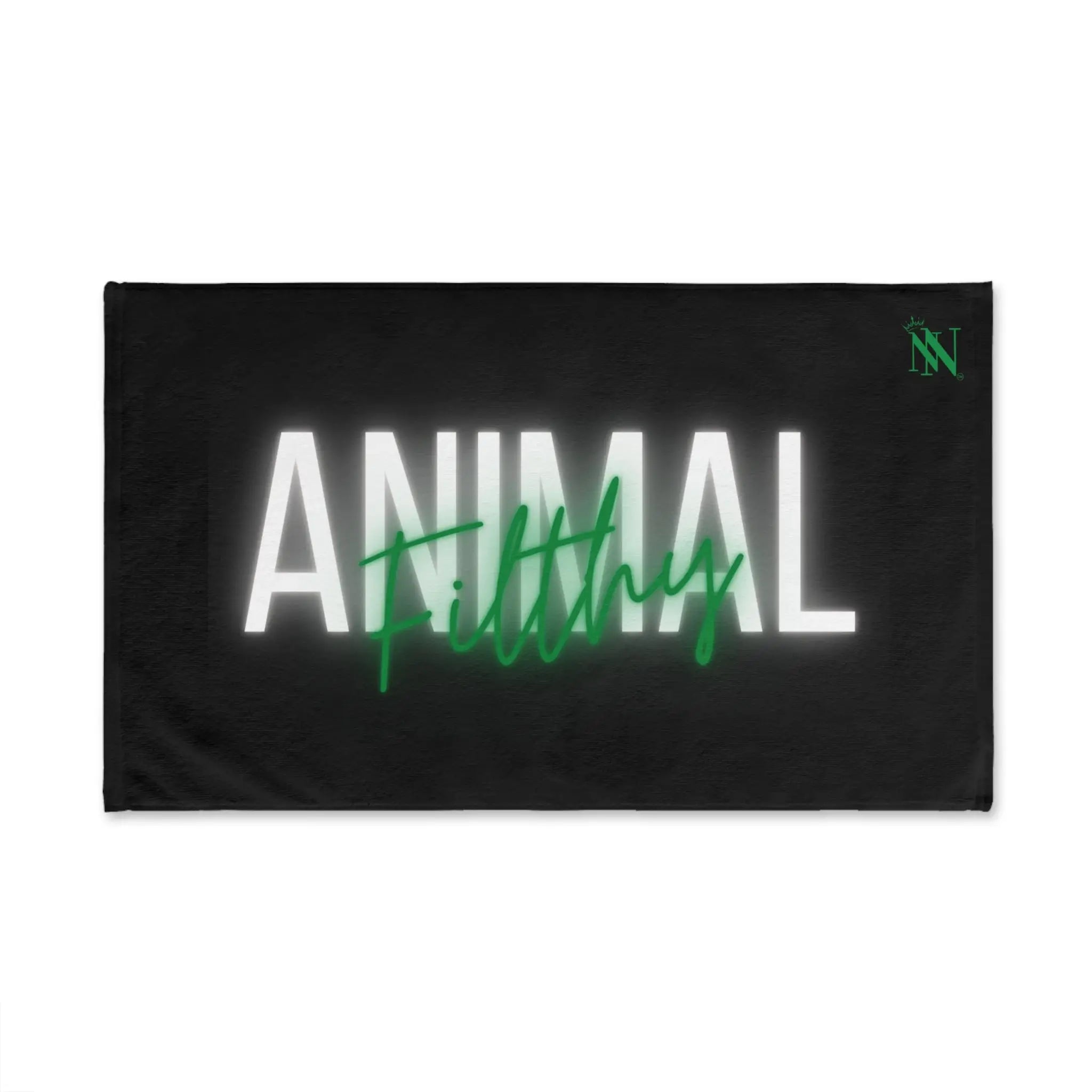 Filthy Animal Green | Mix & Match Classic Fun-Flirty Lovers’ Towels