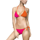 Signature Pink Orange | Mix & Match Fun-Flirty Lovers’ String Bikinis