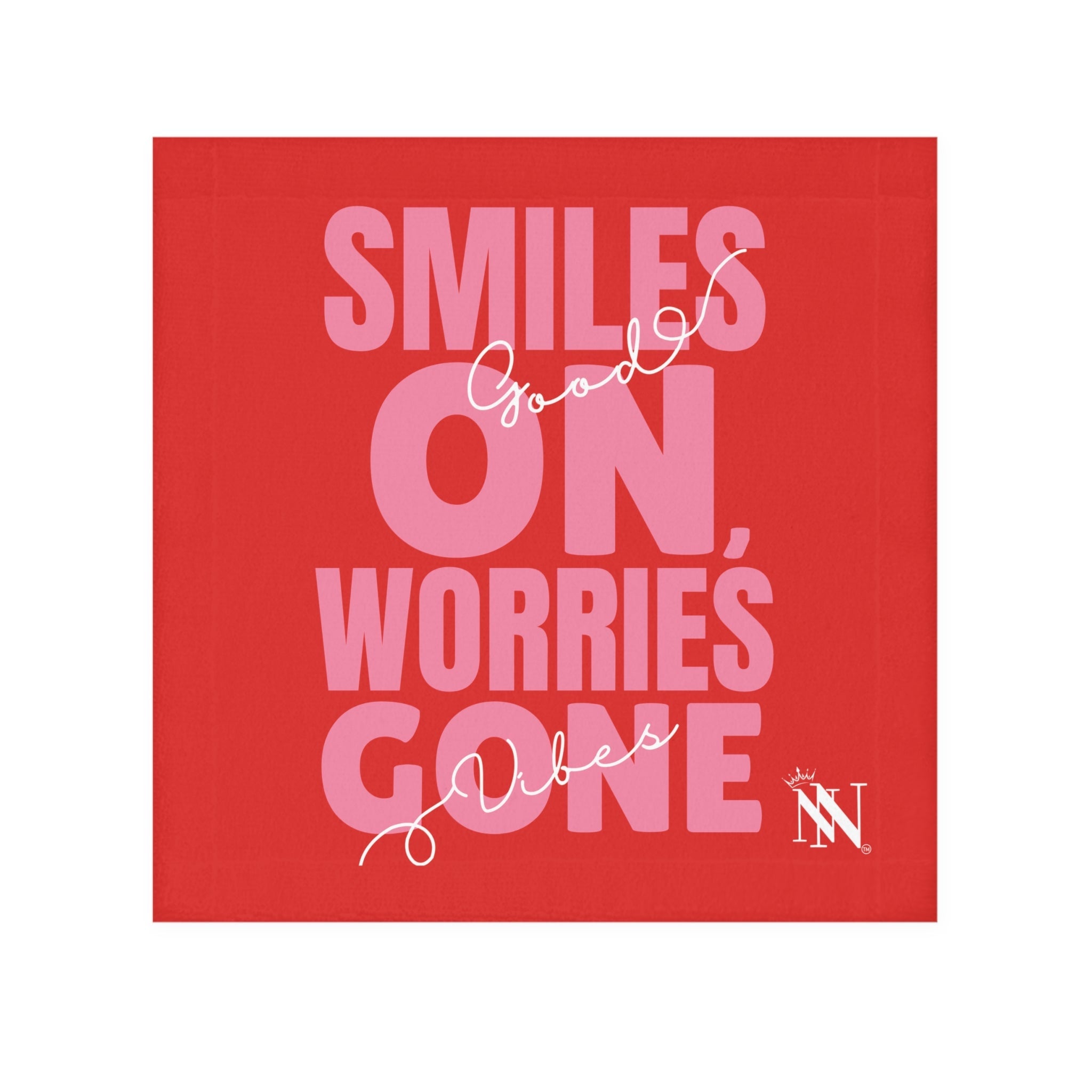 Smiles On Worries Gone Good Vibes | Mix & Match Lils’ Fun-Flirty Lovers’ Towels