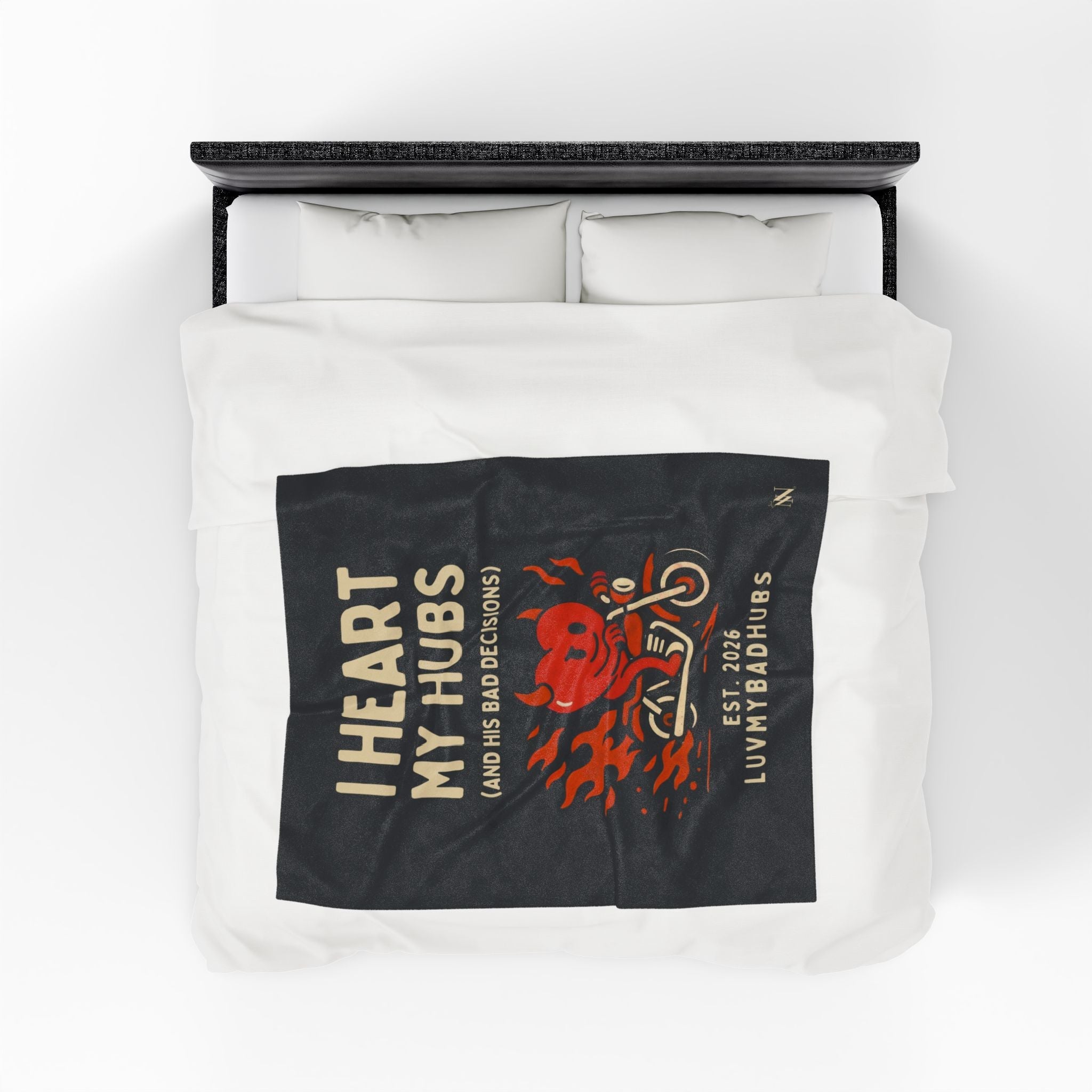 I Heart My Hubs | Mix & Match Soft Fun-Flirty Lovers’ Blankets