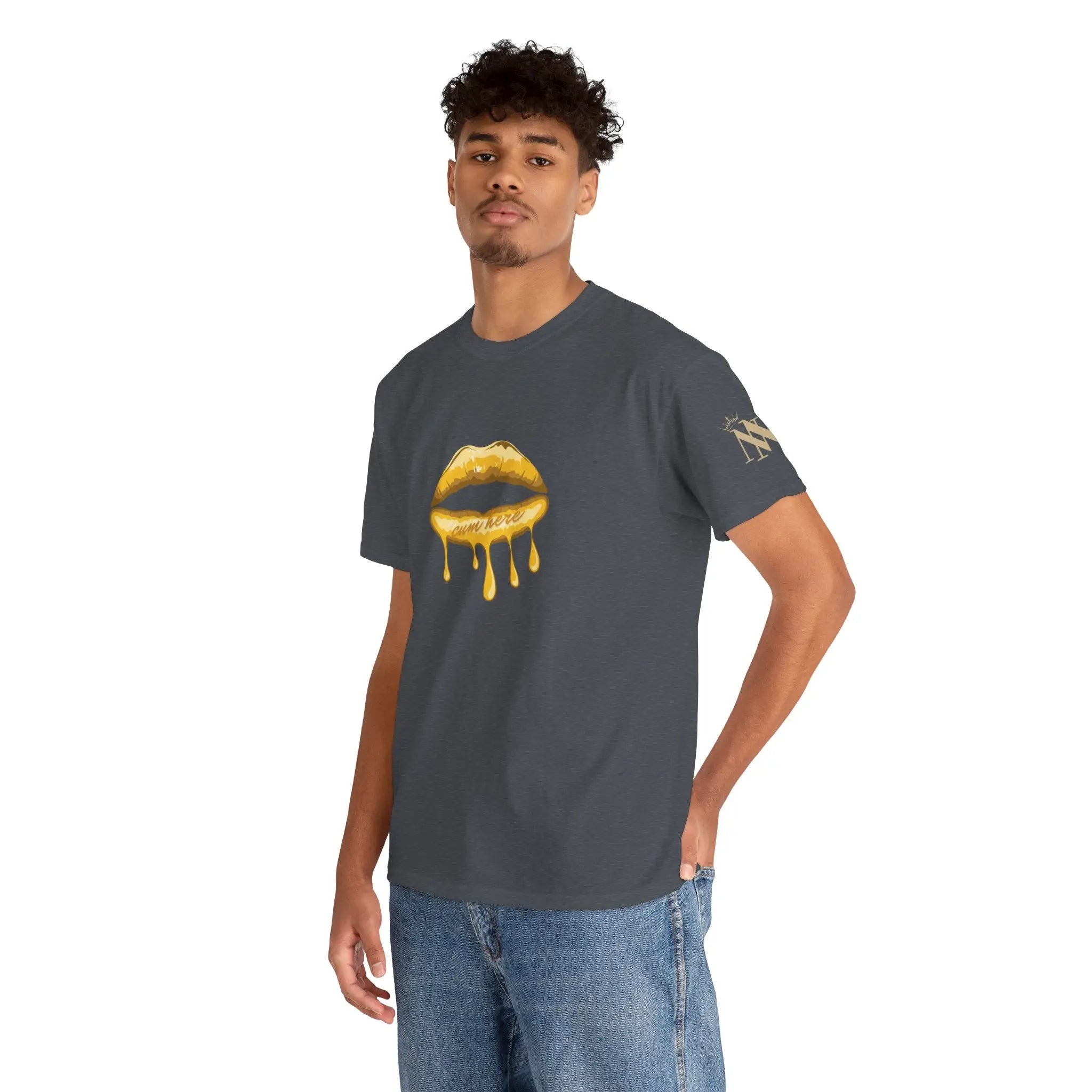 Cum Here Lips | Mix & Match 100% Cotton Unisex Fun-Flirty Lovers’ Tees