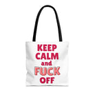 Keep Calm & Fuck Off | Mix & Match Fun-Flirty Lovers’ Totes