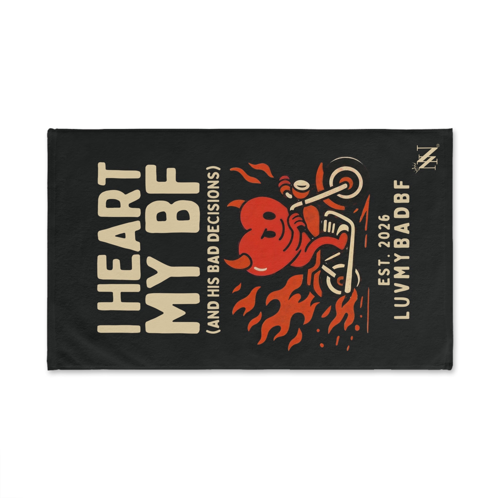 I Heart My BF | Mix & Match Classic Fun-Flirty Lovers’ Towels