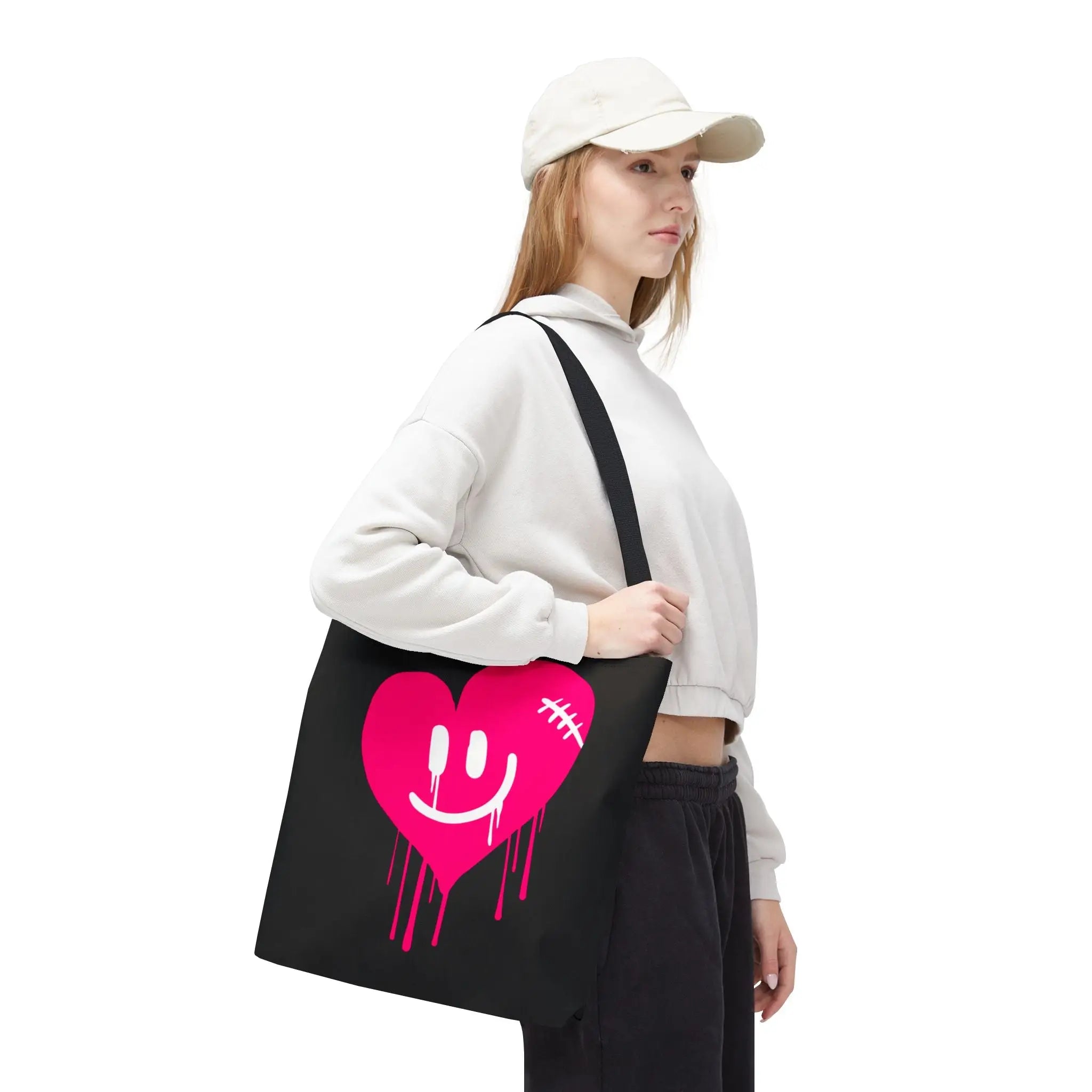 Smiling Drippy Heart | Nectar Napkins Fun-Flirty Lovers’ Totes