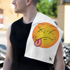 Knocked Out Emoji | Mix & Match Soft Fun-Flirty Lovers’ Towels