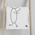 Stick Man Heart Balloon | Mix & Match Classic Fun-Flirty Lovers’ Towels