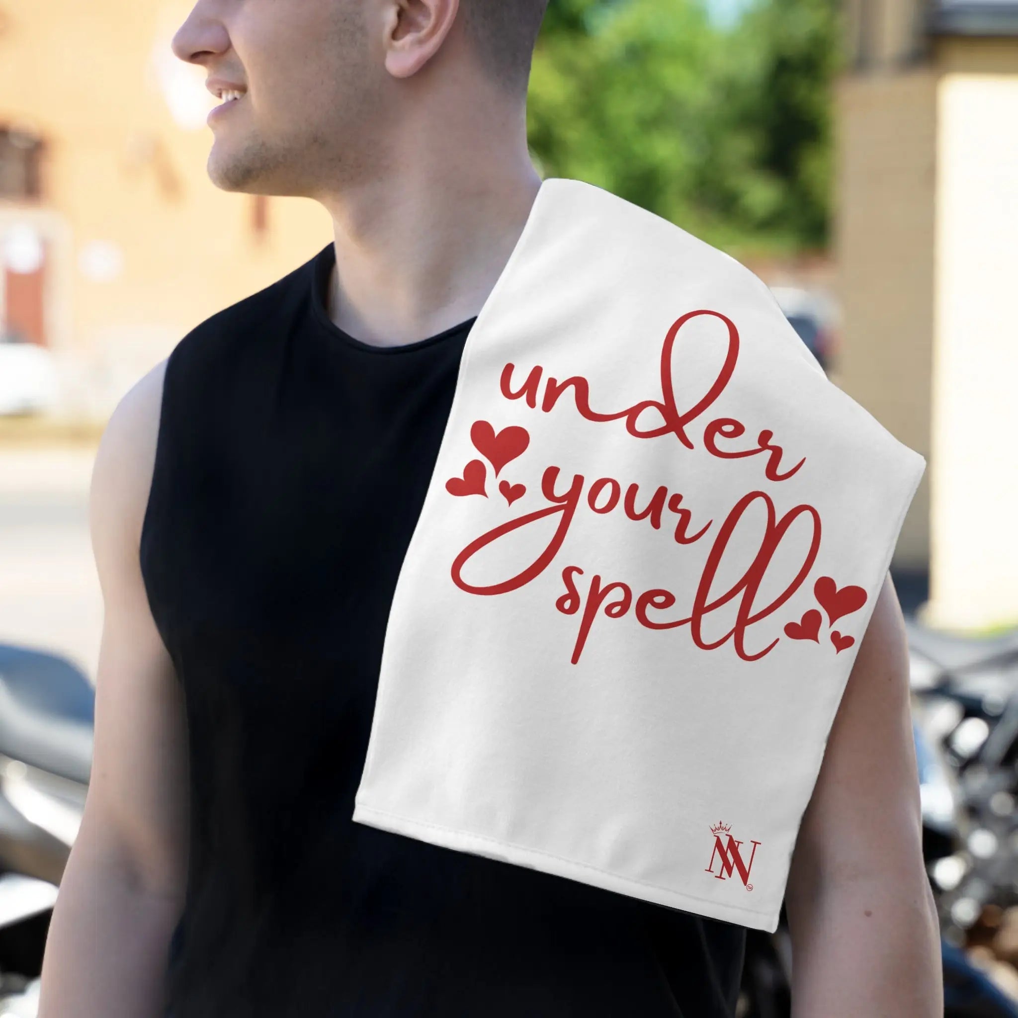 Under Your Spell Hearts Sex Towel