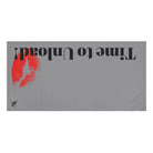 Time to Unload Grey | Mix & Match XL Fun-Flirty Lovers’ Towels