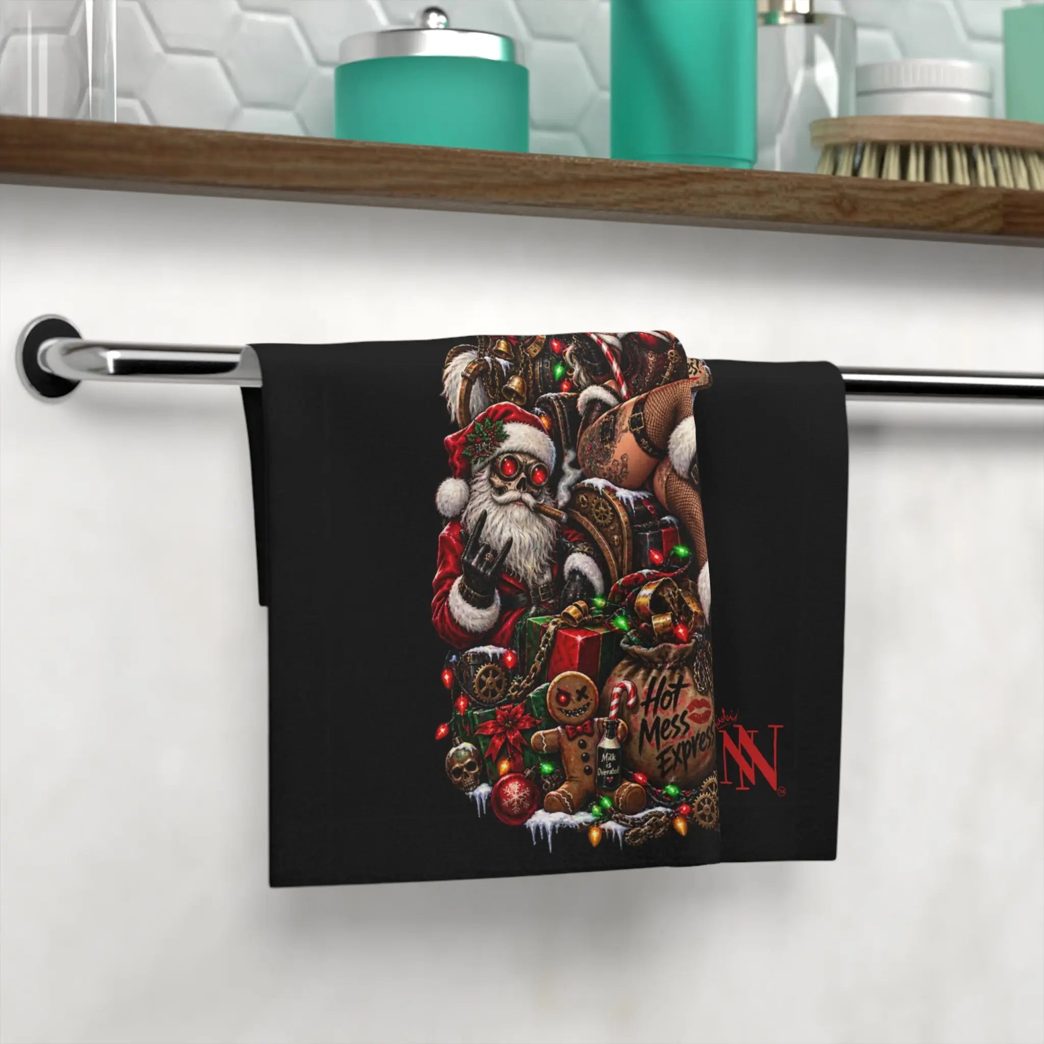 Christmas Wicked Fantasy | Nectar Napkins Lils’ Fun-Flirty Lovers’ Towels