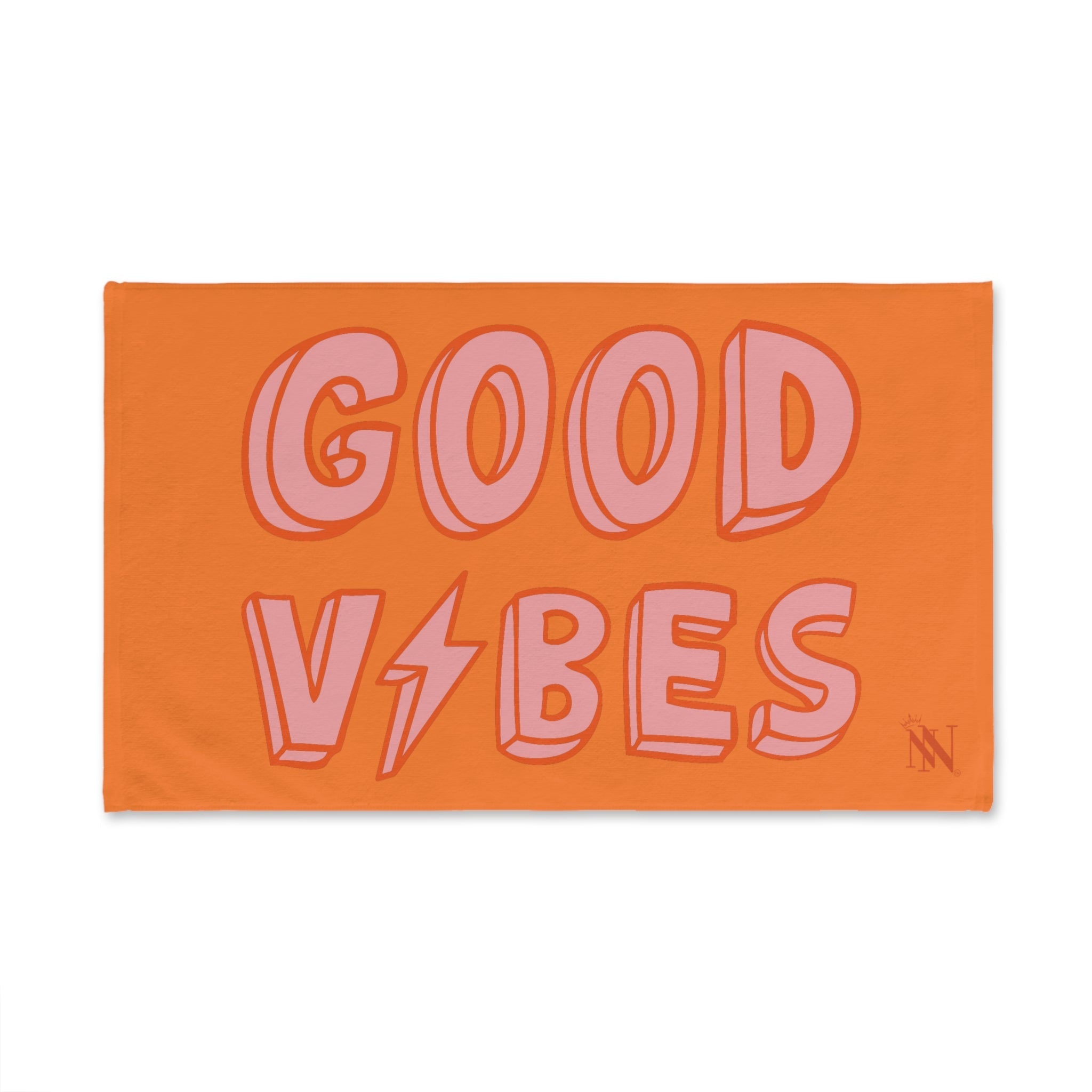 Good Vibes Red Electric Orange Crusta Cum Towel
