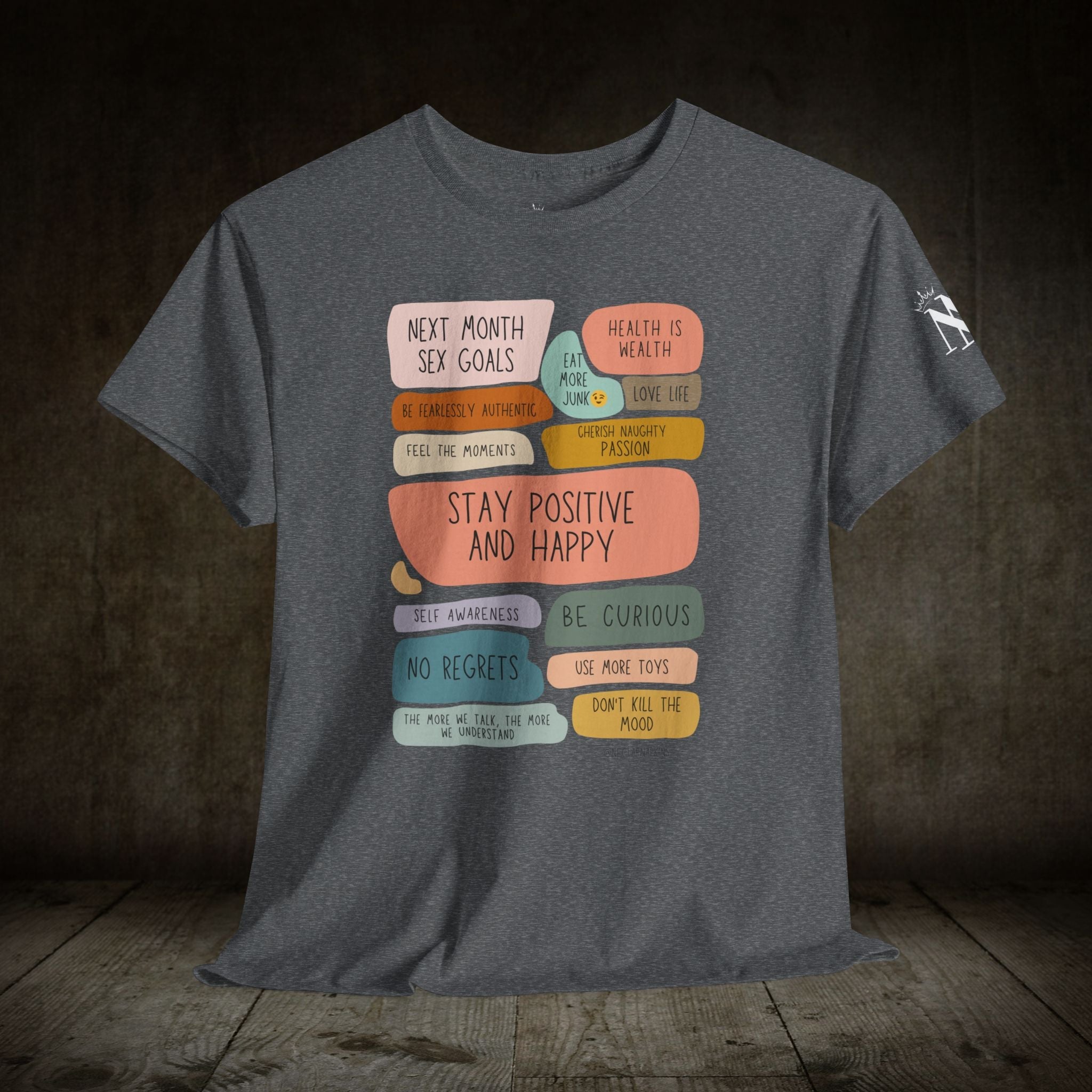 Sex Goals | Mix & Match 100% Cotton Unisex Fun-Flirty Lovers’ Tees