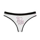 I Love You Bubble | Mix & Match Women’s Fun-Flirty Lovers’ Thongs